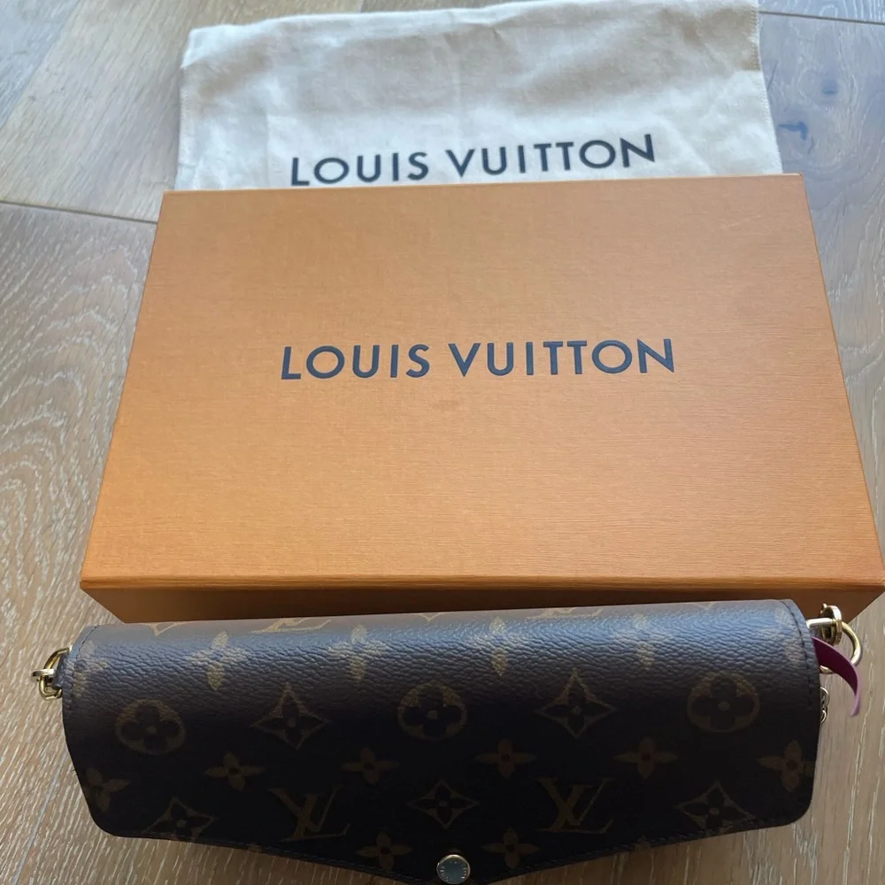 Louis Vuitton wallet on chain cross body bag - Picture 3 of 6